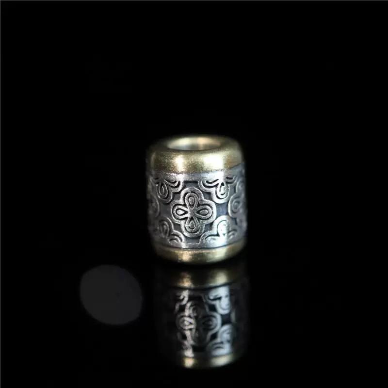 Tibetan Eagle Cloud Inlaid Copper Spacer Beads for DIY Bracelet & Waist Accessories DIY Jewelry Set