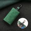 Genuine Leather Keychain Bag Men Women Key Holder Organizer Pouch Car Key Bag Simple Housekeeper Key Case Gifts Mini Card Bag