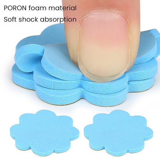 4Pcs Flower Heel Pad Self-adhesive Non-slip Foot Pain Relief Blister