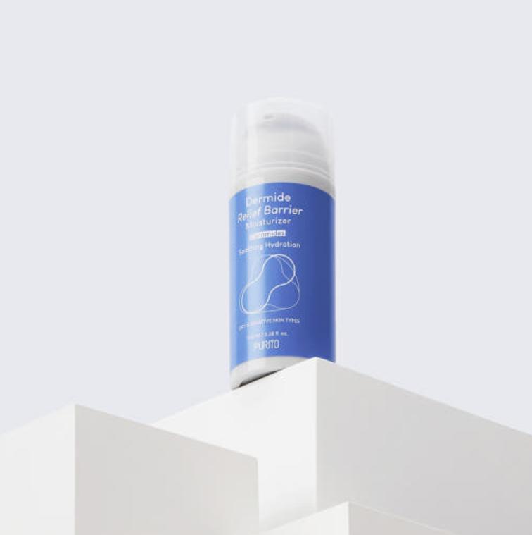 PURITO Dermide Relief Barrier Moisturizer 100ml – Vegan-Friendly Moisturizer for Sensitive Skin