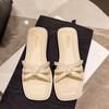 Cross-band One-word Drag Women Comfortable Wear Beach Seaside New Summer Fashion Versatile Cool Slippers