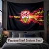 Custom Name Text Tapestry,VfB Stuttgart FC Decorative Wall Hanging, Background Tapestry For Home Bedroom