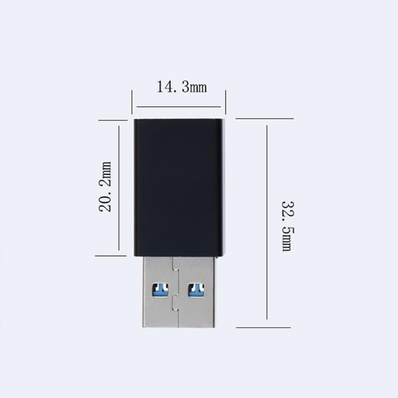 USB C Female to USB Male Adapter OTG Adapter for Speed Data Transfer and Fast Charging for Smartphones Laptops Charger