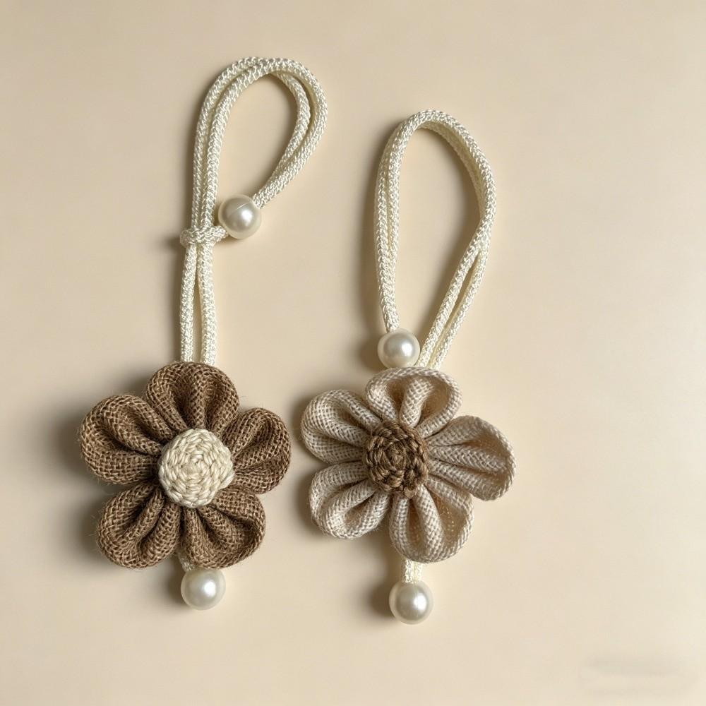 2PCS Adjustable Curtain Tie Strap Creative Curtain Buckle Gauze Curtain Binding Rope  Home Decor