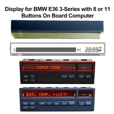 8‑11 Button LCD Display For BMW E36 On‑Board Computer Screen