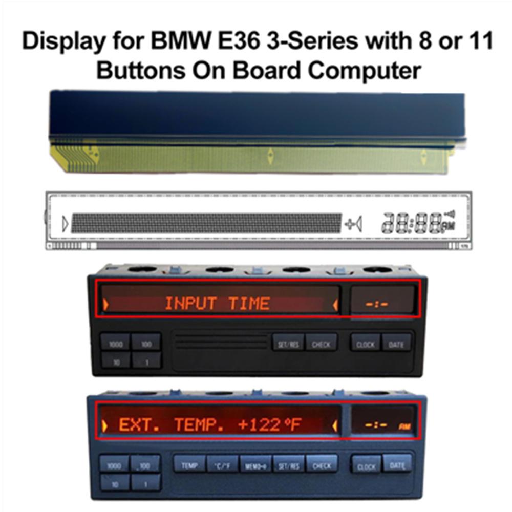 

LCD Display For BMW E36 3-Series with 8 or 11 Buttons On Board Computer