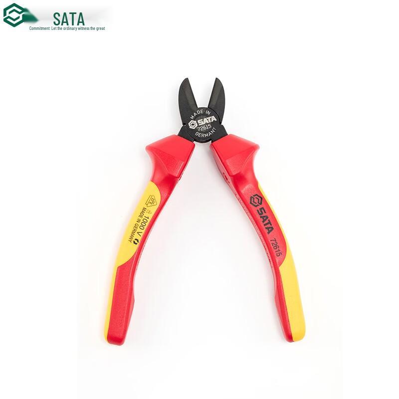SATA 72615 G-Series VDE Insulated Diagonal Pliers 6 inch
