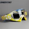 Non-polarized Motorcycle Goggles for Men Women Motocross Glasses Safety Protective Night Vision Helmet Goggles Vintage Driving Eyeglasses