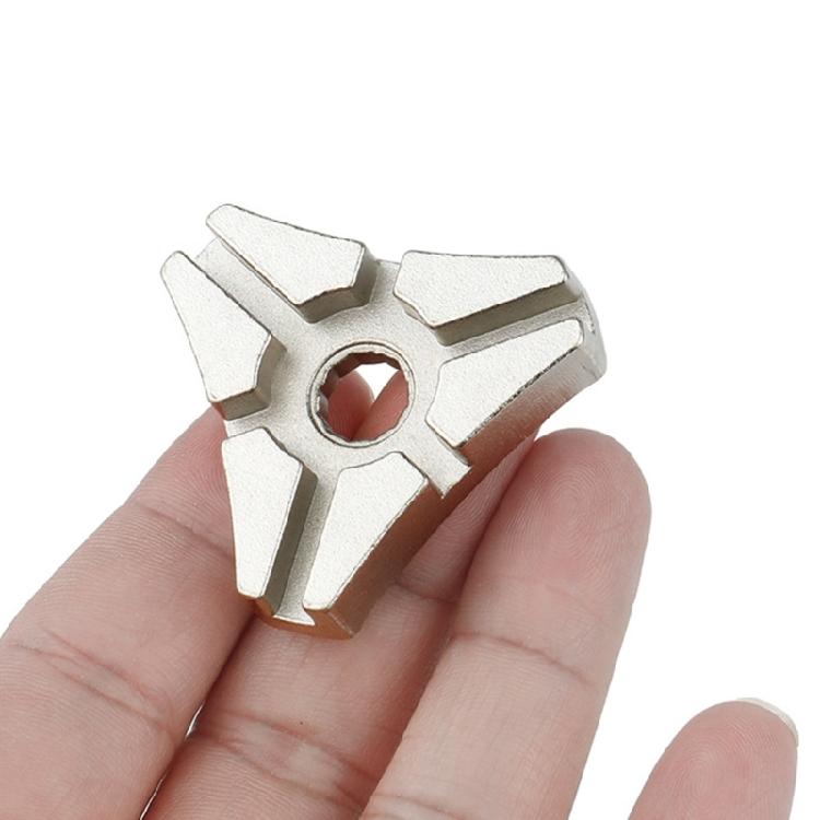 Square-Shaped Nipple Wrench 3 Size in One Truing Wrench Tools, 3.23/3.3/3.45mm