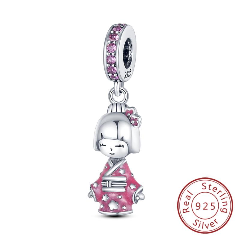 Potrivire Mărgele Charmuri Cupru Original Băiat Fată Mamă Pandantiv Charmuri Pentru Brățară Colier Bijuterii Femei Cadou