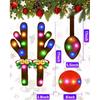 Christmas Reindeer Antlers Car Decoration Kit, LED Multicolor Lights Nose Vehicle With Jingle Bells Rudolph, Auto Holiday Accessories For SUV Van