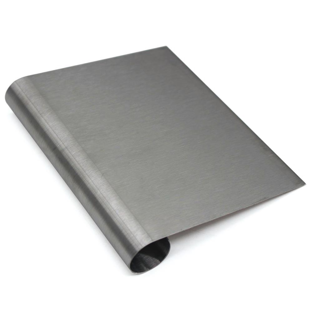 1 Pc Stainless Steel Pizza Dough Scraper Cutter Household Baking Pastry Spatulas Fondant Bakeware Tool