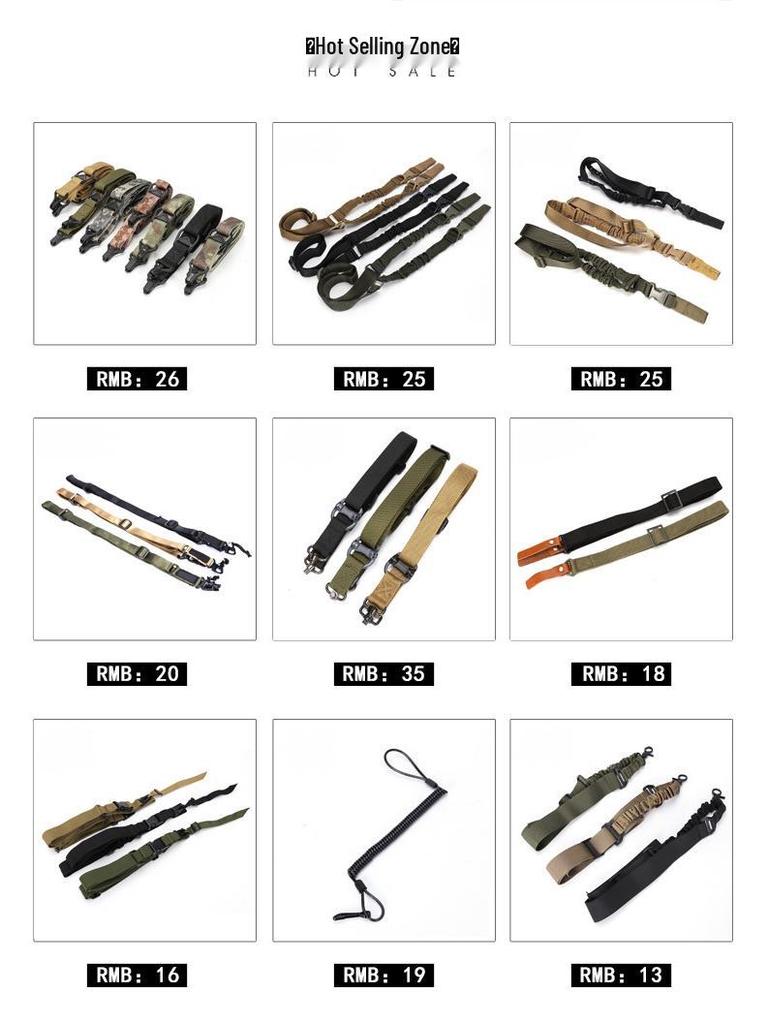 American Single Point Tactical Outdoor Climbing Nylon Safety Rope