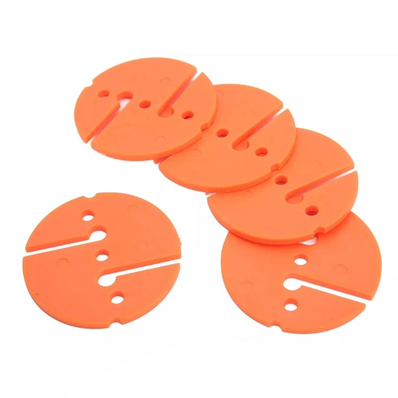 5Pcs Safety Rope Line Marker Round Scubas Dives Line Circle Marker Wreck Cave Dives Marker Diving Accessories Enduring
