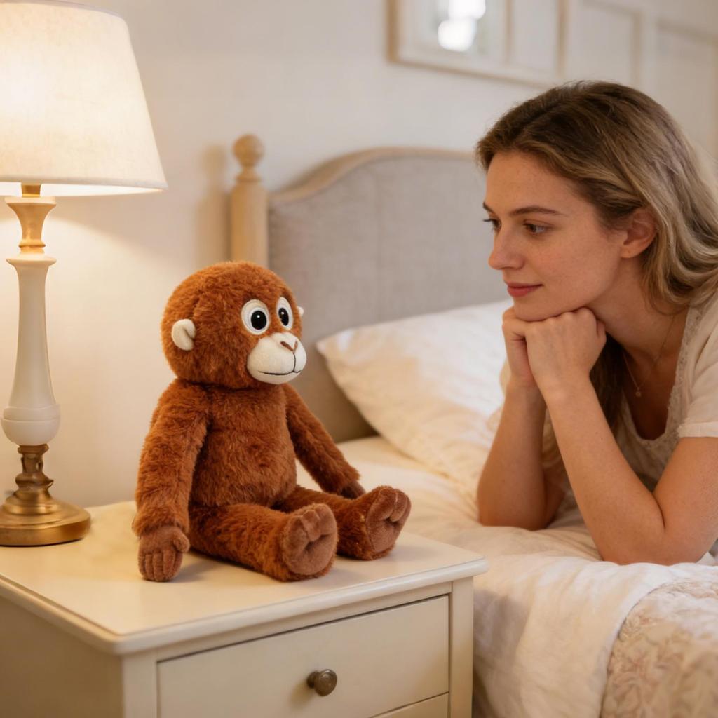 Monkey Plush Toy with Long Hands Realistic Soft Stuffed Animal Doll Small Monkey Plush for Kids Girls Boys Birthday Gifts
