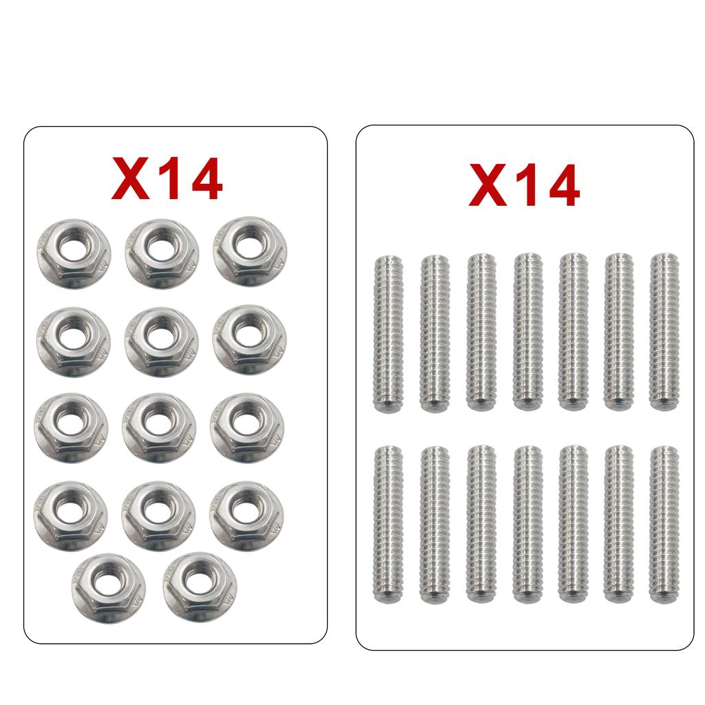 BBC VALVE COVER STUDS BOLTS STAINLESS KIT Replacement for CHEVY 396 402 427 454 502 BIG BLOCK