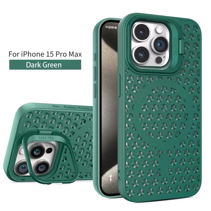 Wärmeableitung Magnetische Drahtlose Lade Fall Für iPhone 11 13 15 14 Pro Max 16 Plus 1 2 Kamera Halter Weiche TPU Fundas Abdeckung