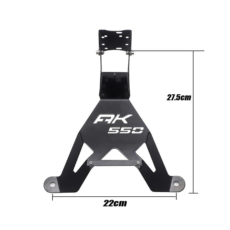 New motorcycle Front Phone Stand Holder Smartphone Phone FOR KYMCO AK 550 AK550 ak550 GPS Navigaton Plate Bracket USB charging