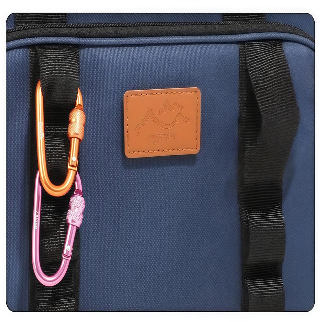 Premium Thermal Lunch Bag For Family Outings Leakproof Double Insulation Adjustable Shoulder Strap High Capacity Camping Picnic Bag