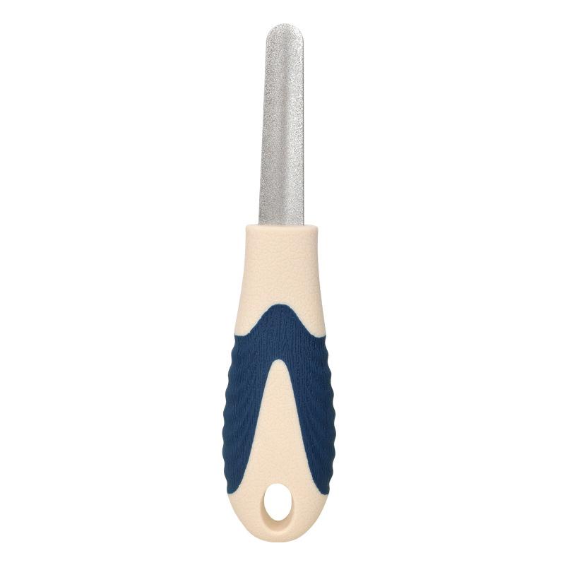 2pc Pet nail file cat nail file dog nail file nail clipper polisher nail polisher pet supplies. белый
