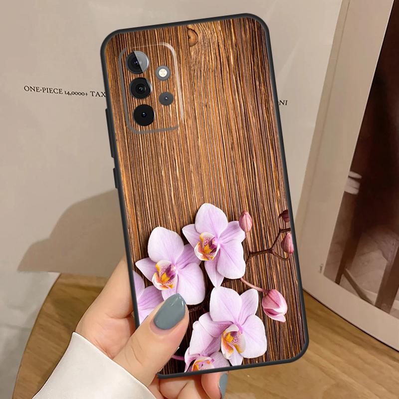 Orchid Flowers Colorful Phone Case For Samsung Galaxy A32 A52 A12 A53 A33 A23 A13 A54 A34 A14 A51 A15 A25 A35 A55