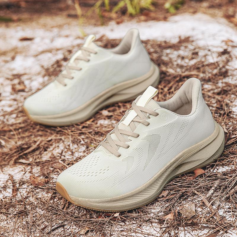 New Mesh Breathable and Lightweight Running Sneakers Men's Shoes Big Foot Bone Wide Last Foot Fat Thumb Toe Eversion Wide Sole Men