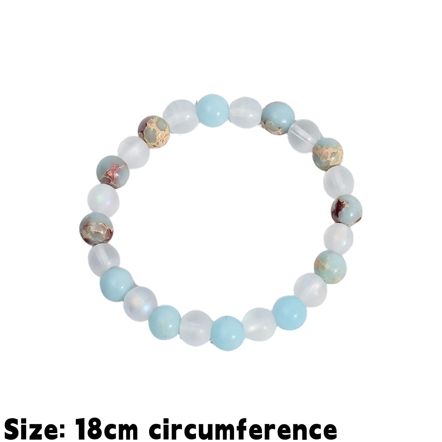 Natural Stone Beads Bracelets for Prayer Women Men Bead Bracelets Jewelry Good Luck Brings Abundance Health Accessories Gifts
