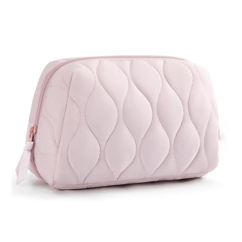 Customized Makeup Bag Quilted Travel Cosmetic Bag Travel Zipper Pouch - Cosmetic Organizer for Women