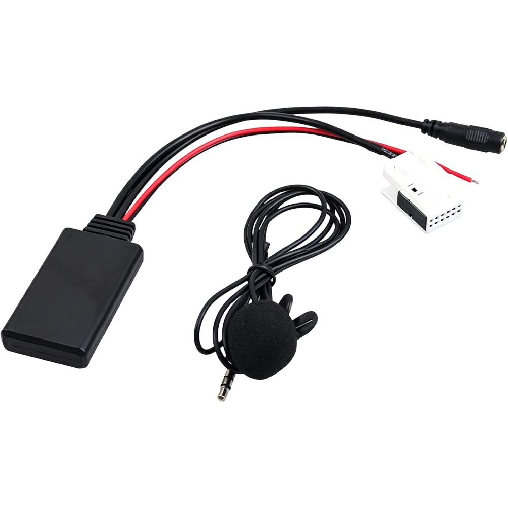 Для VW RCD 510 300 310 RNS315 Автомобильный Bluetooth Аудио Адаптер Громкая Связь и AUX Музыка Специализированный Модуль Микрофона чёрный