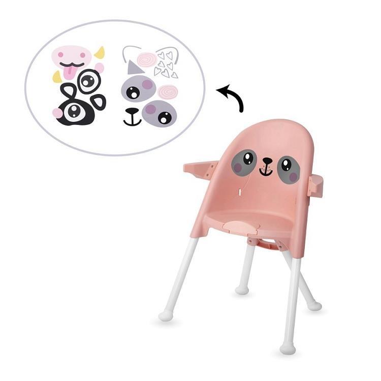 kinderkraft high chair pink