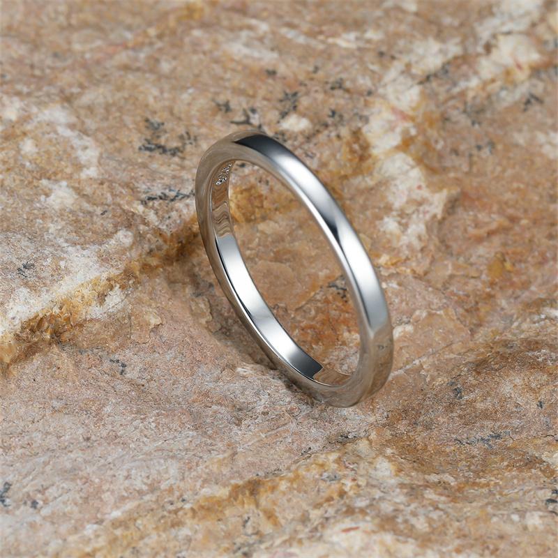 Anillos con Piedra de Ópalo Blanco Fuego para Mujer Color Cobre Joyería de Boda Para Mujeres Pequeño Delgado Redondo Anillo de Compromiso