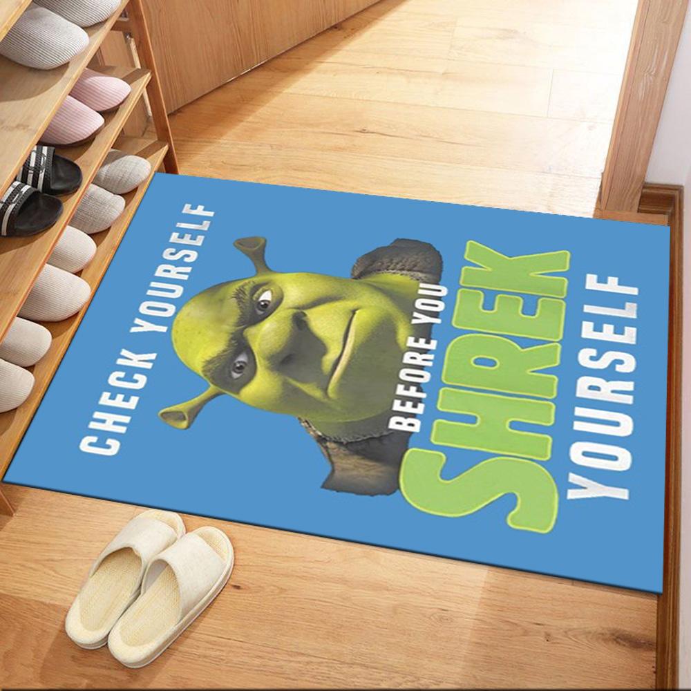 Shrek's Epic Adventures Square Rugs Are a Great Choice for Living Rooms, Bedrooms, Home Décor, and As Gifts.