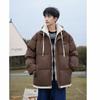 Fake two-piece coat padded coat for men in autumn and winter, new loose warm down padded coat thickened padded jacket