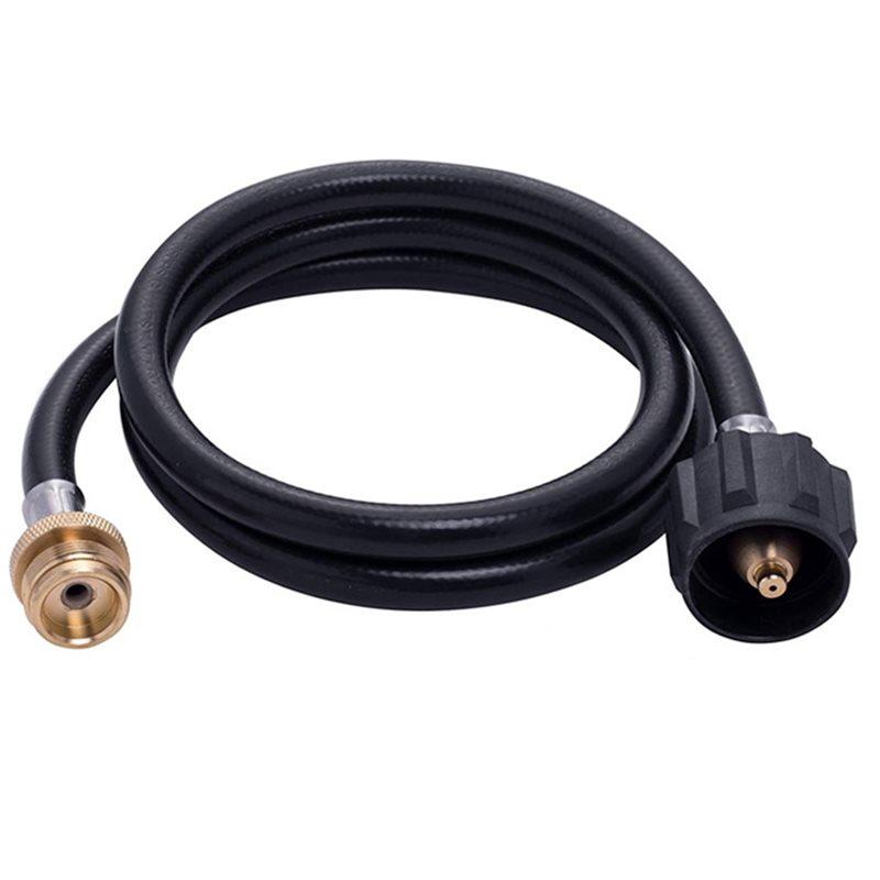 ABBP-4Ft Propane Hose Adapter 1Lb To 20Lb, Convert Propane Tank For Buddy Heater/Weber Q Grill/ Stove
