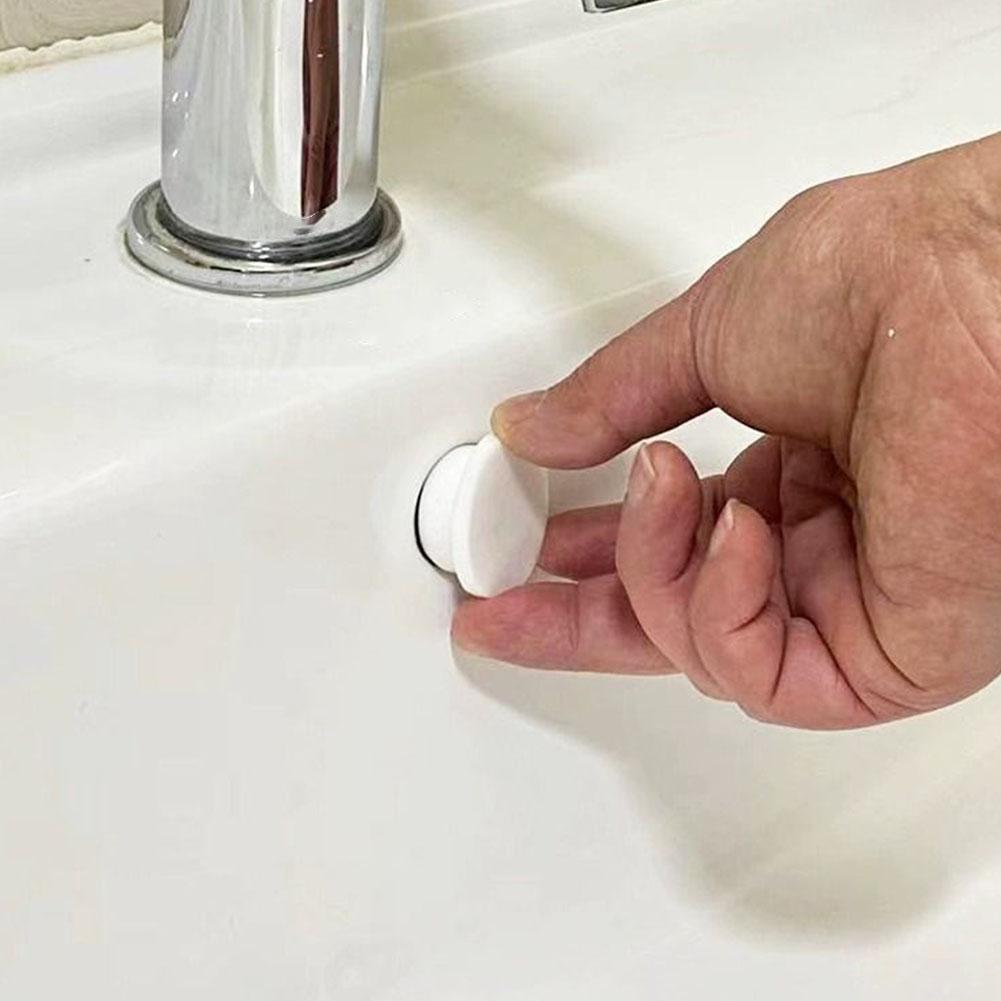1/2/10Pcs Bathroom Rubber Wash Basin Overflow Ring Kitchen Sink Washbasin Drain Seal Stopper Bathtub Drain Cap Plug Accessories