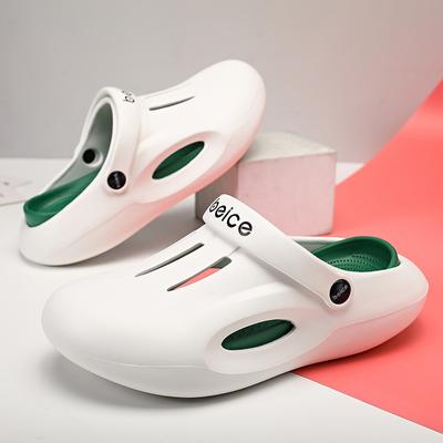 Fashion Comwarm 2024 Summer Clogs Slippers For Woman Summer Fashion Platform Hole Shoes Beach Sandals Casual Indoor Bathroom House Shoes