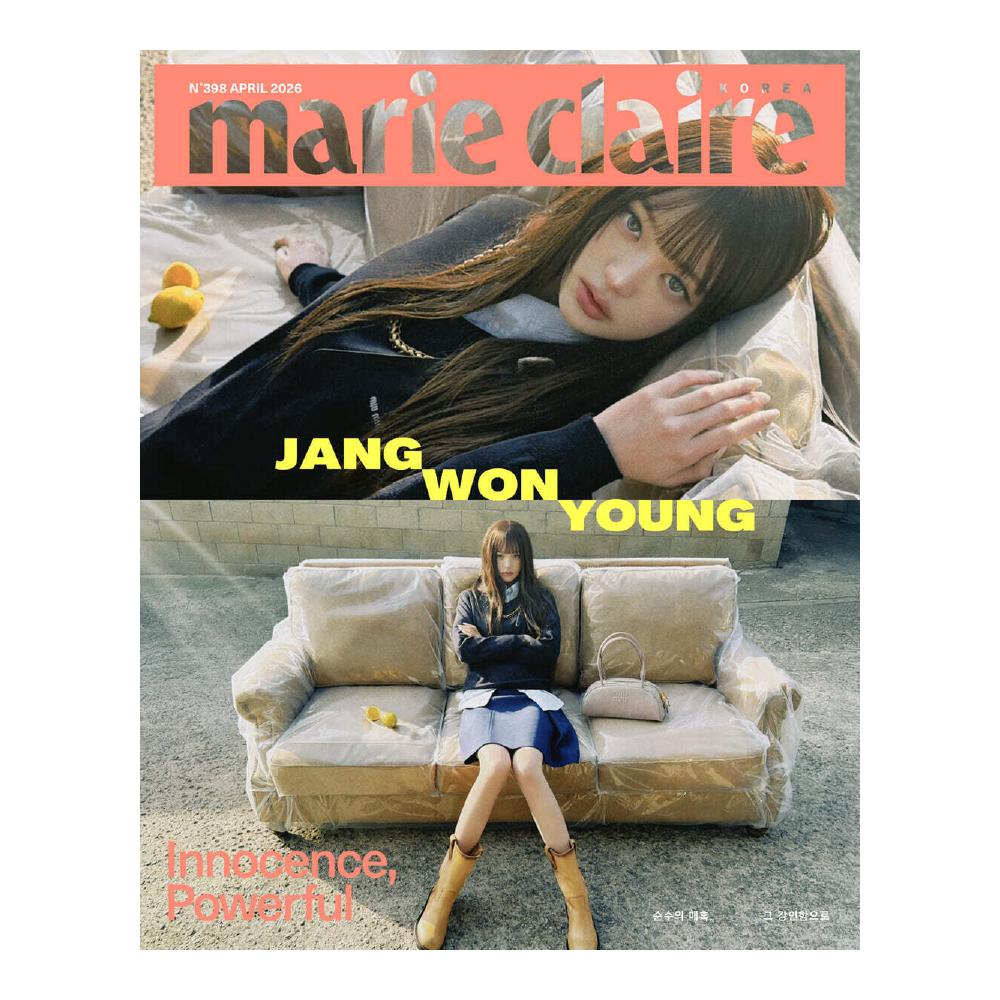 Pre-order Marie Claire Magazine April 2026 IVE JANG WONYOUNG Cover