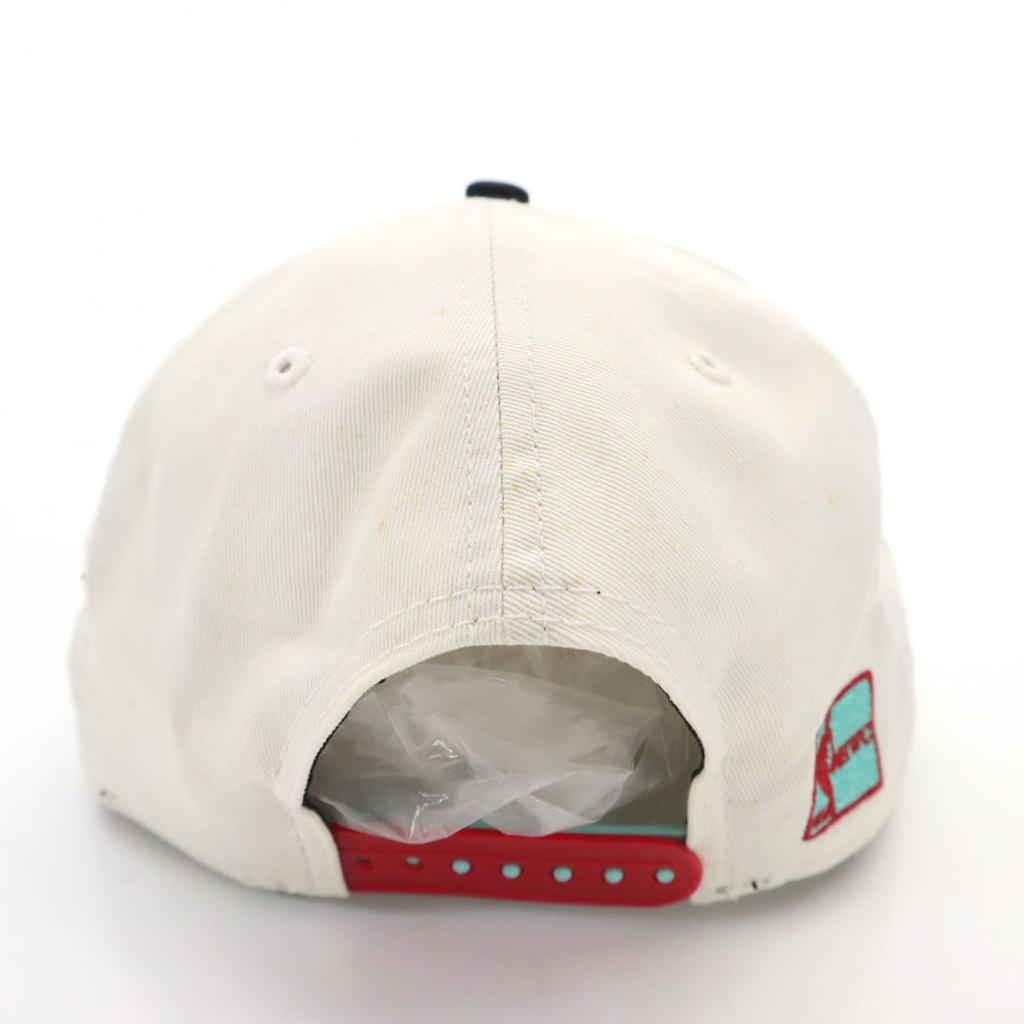 New Era 9FIFTY Cap ONE SIZE White X Red NBA Snapback Men's Used