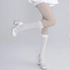 High-value versatile Mori pure desire calf socks ballet style simple two-wear socks hollow lace Lolita stacking socks