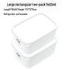 ZISIZ Microwaveable Plastic Food Storage Container