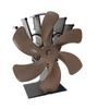 Eco Friendly 6-Blade Fireplace Fan Circulation High-temperature Stove Fan Heat Distribution Decoration Log Wood Burner Home