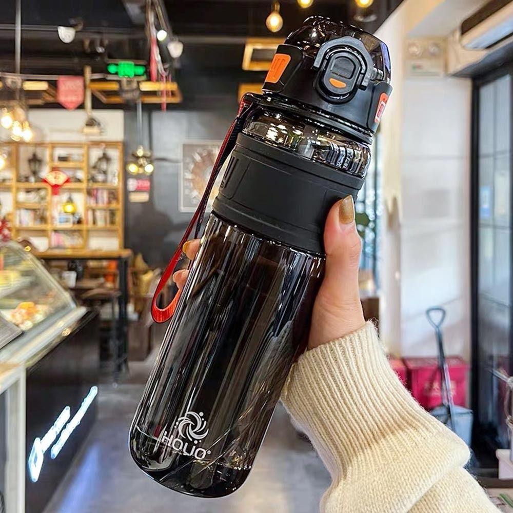 750ml/1000ml Large Capacity Summer Water Bottle With Sippy Handle Strap Drinking Kettle  Outdoors