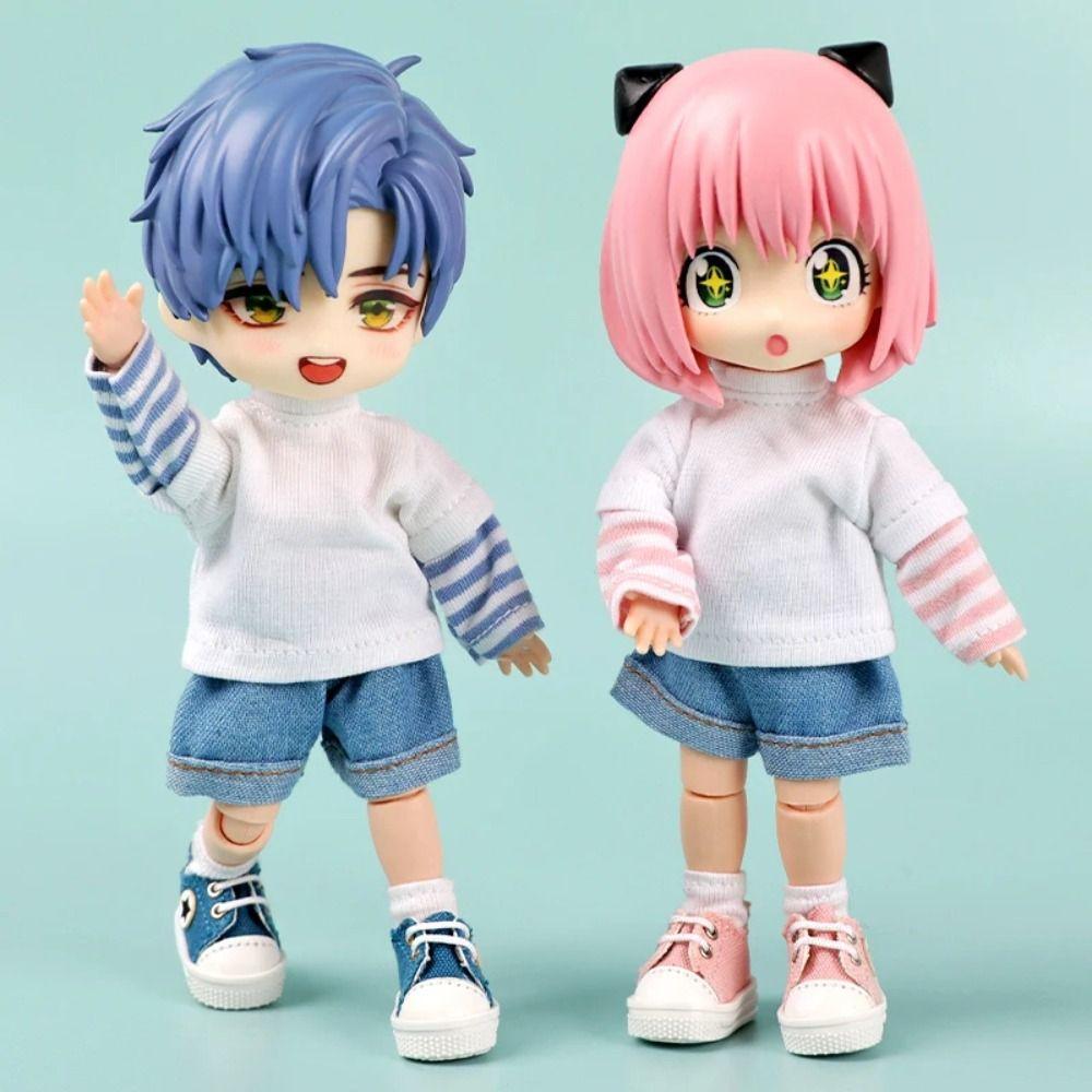 Low Top Doll Canvas Shoes Dress Up Casual Doll Shoes Kids Toy Ob11 Shoes  1/12 Bjd Doll