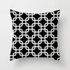 Black White Nordic Geometry Pillow Case Home Decor Decorative Polyester Cushion Cover for Bedroom Pillow Cover Hogar Funda Cojin