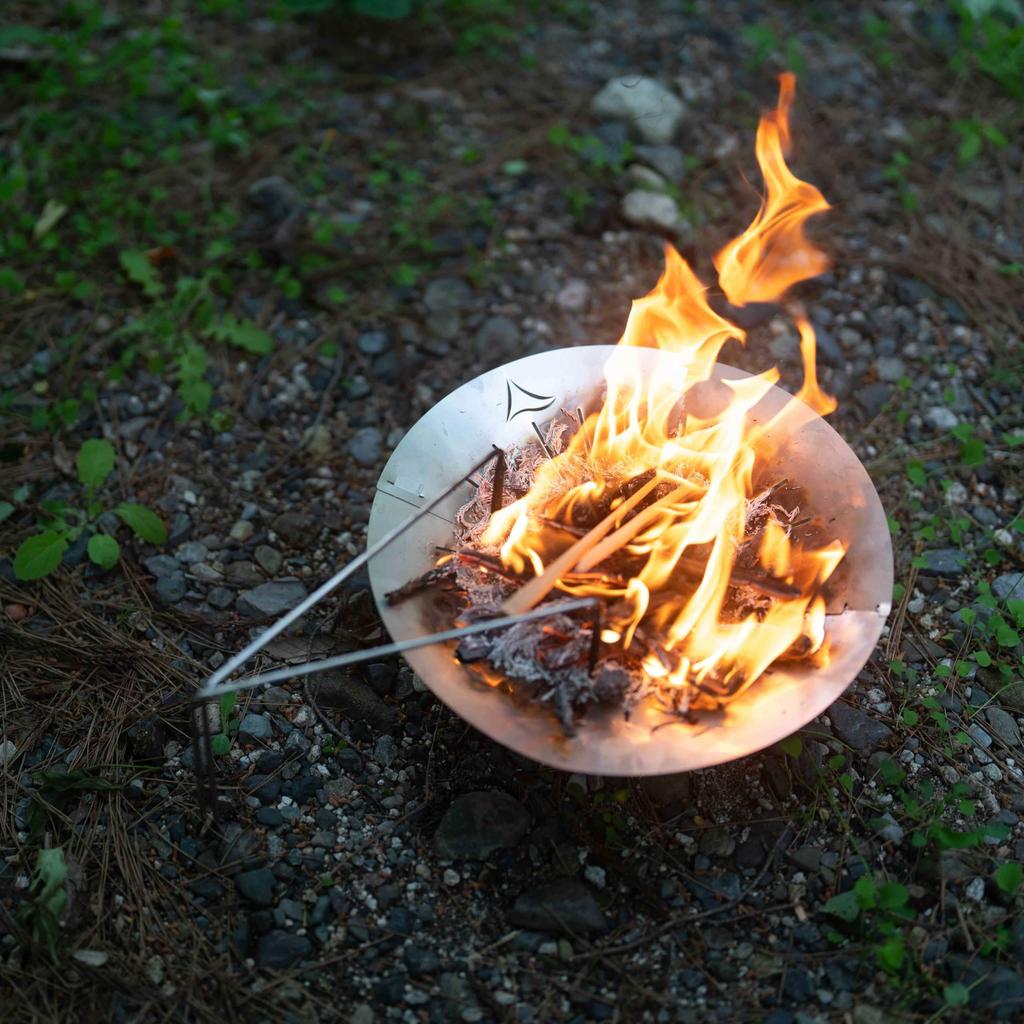 BELKROOT Solo Round Fire Pit
