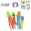 Colorful Kids Diving Toy Set With Water Rings Torpedo Pool Fun For Ages 3 To 6 Years
