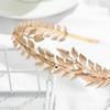 Bridesmaid Tiara Headwear Wedding Hair Crown Leaves Hair Bands Metal Gold Leaf Bride Headbands
