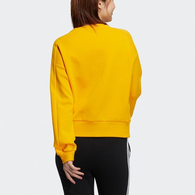 adidas Dámská mikina Neo Advantage Sportovní oblečení Žlutá HG6588