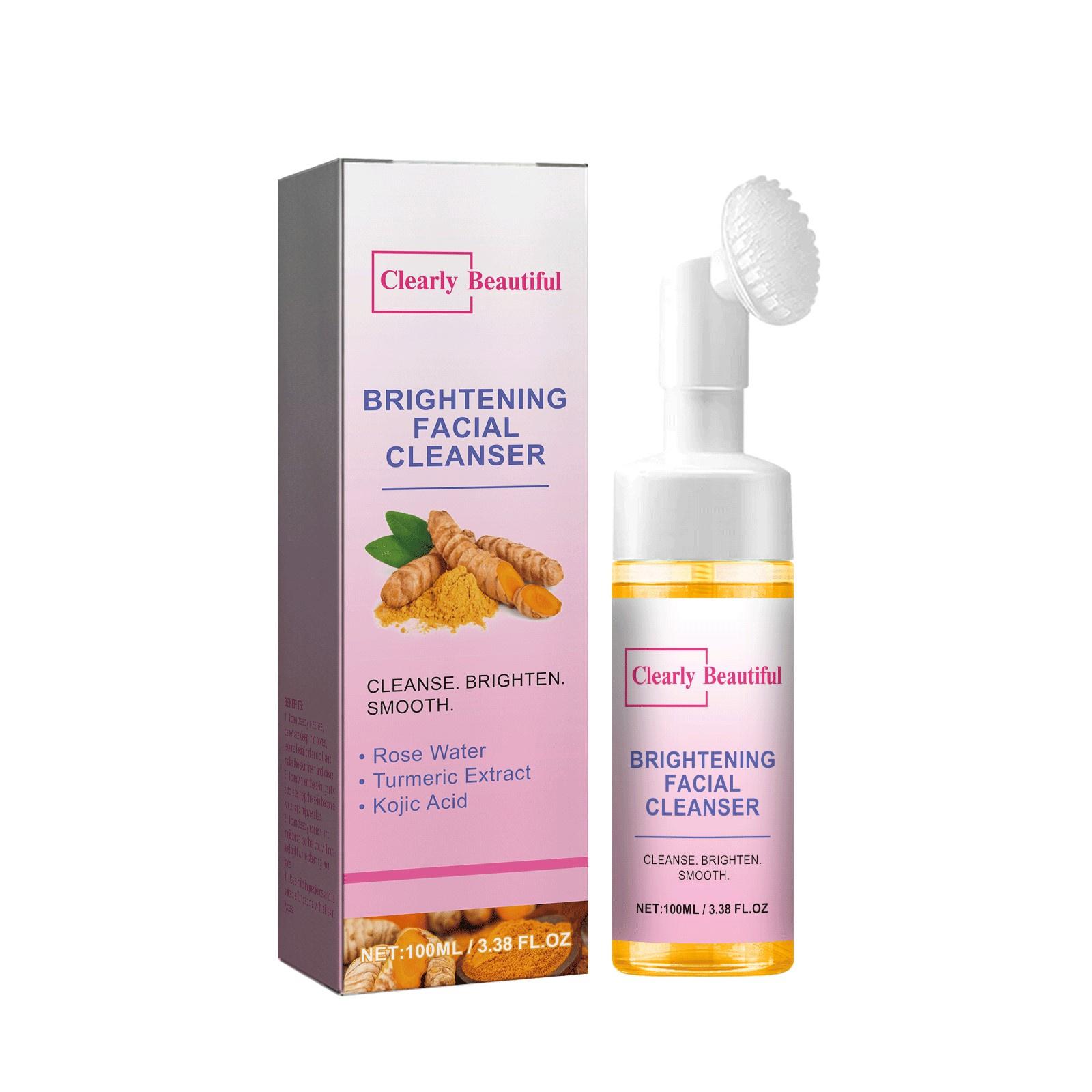 

Turmeric Cleanser Deep Cleansing Brightens Skin Moisturizing Anti Wrinkle Fade acne scars and blemishes Deep Nourishing Gentle Moisturizing SkinCare