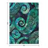 New Zealand M??ori Paua Pattern Koru Design 17 Throw Blanket Picnic Valentine Gift Ideas Sleeping Bag Custom Blankets